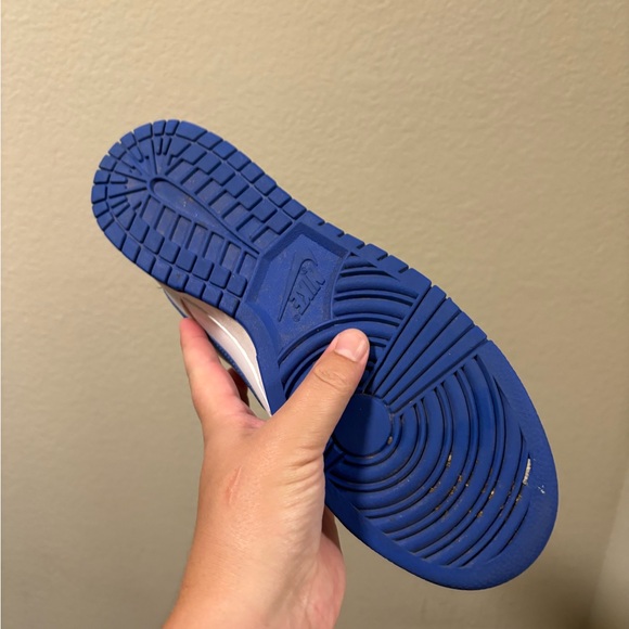 Nike dunk low white and blue - Picture 4 of 9